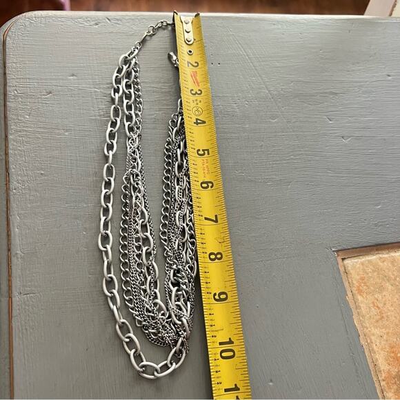 Sabika Multi Chain Chainlink Necklace - Picture 5 of 10